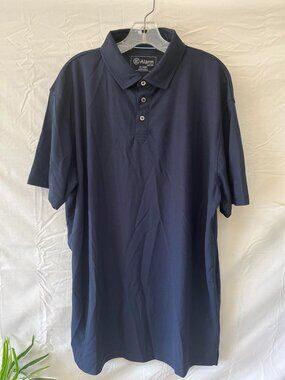 Alarm Series Men’s Navy Performance Polo Shirt Size 2XL Short Sleeve Golf Casual